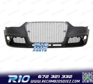 PARAGOLPES DELANTERO AUDI A4 B8 11-15 PDC SRA LOOK RS + PARR