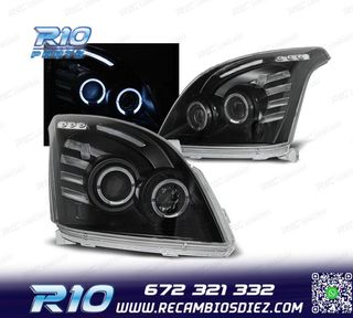 FAROS PARA TOYOTA LAND CRUISER FJ120 03-08 OJOS ANGEL FONDO