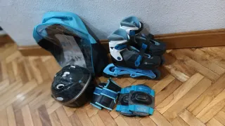 Patines en línea talla 30 + protecciones