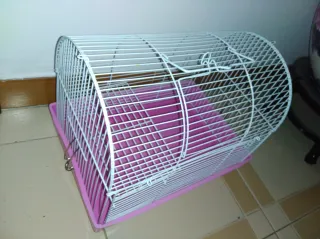 Jaula Hámster Nueva Rosa Transparente