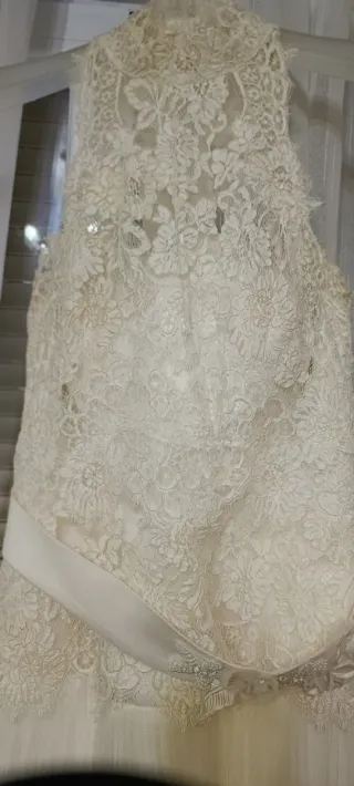 Vestido de Novia Encaje Rosa Clará