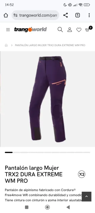 Pantalón Trangoworld TRX2 DURA EXTREME PRO mujer