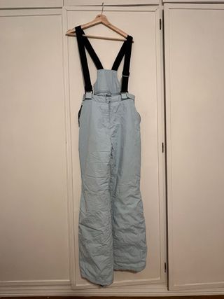 Pantalón de esquí azul con tirantes