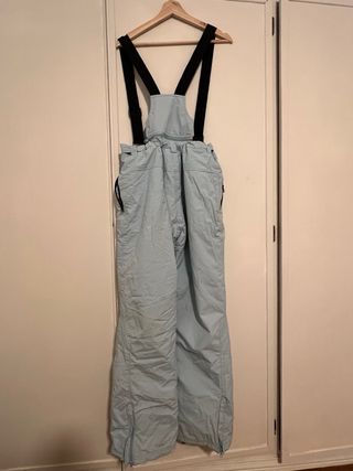 Pantalón de esquí azul con tirantes