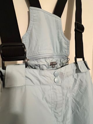 Pantalón de esquí azul con tirantes