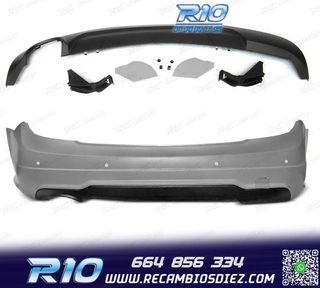 PARAGOLPES TRASERO MERCEDES CLASE C204 W204 11-14 LOOK AMG P