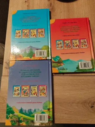 3 libros colección"FÁBULAS PARA SOÑAR"