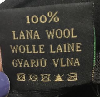 Cappello donna 100% lana nero