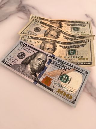 Banconote Americane autentiche USD - 100$ e 20$