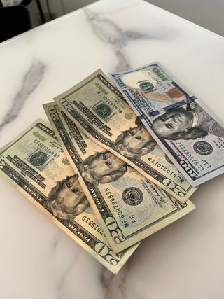 Banconote Americane autentiche USD - 100$ e 20$