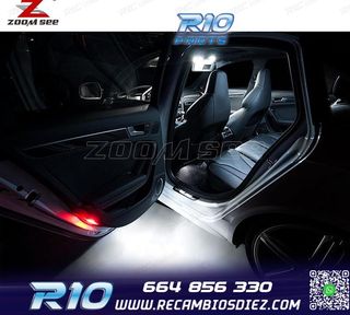 KIT 19 BOMBILLAS LED INTERIOR AUDI A4 B8 8K2 S4 SEDÁN 09-15