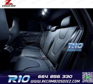 KIT 19 BOMBILLAS LED INTERIOR AUDI A4 B8 8K2 S4 SEDÁN 09-15