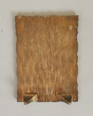 Imagen Cristo de la Caridad con marco dorado