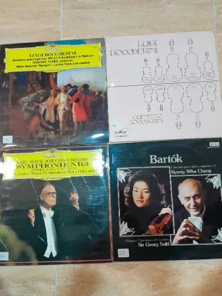 Lote número 11 Vinilos Clásicos Boccherini y Brahm