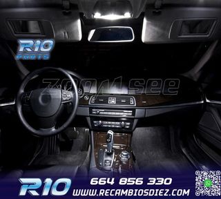 KIT 20 BOMBILLAS LED INTERIOR BMW SERIE 5 F10 520I 528I 530I