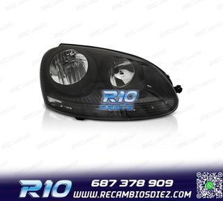 FARO DCH PARA VOLKSWAGEN VW GOLF V 03-08 FONDO NEGRO