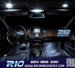 KIT 18 BOMBILLAS LED INTERIOR BMW E60 E61 M5 520I 523I 530I
