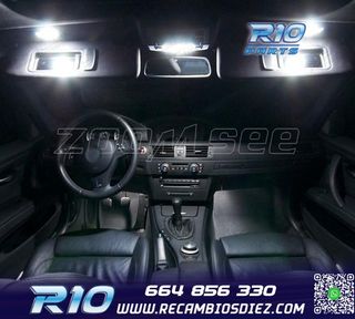 KIT 15 BOMBILLAS LED INTERIOR BMW E90 SEDAN 320D 320D XDRIVE