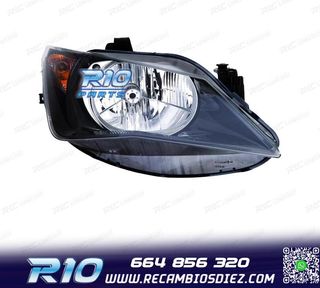 FARO DCH PARA SEAT IBIZA 12-15 FONDO NEGRO