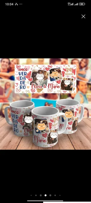 Tazas Personalizadas San Valentín