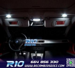 KIT 19 BOMBILLAS LED INTERIOR BMW SERIE 3 E92 COUPE 325XI 33