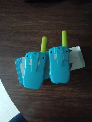 Walkie Talkies Infantiles Azul y Verde
