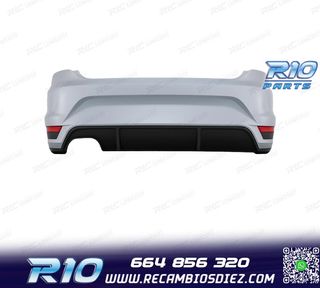 PARAGOLPES TRASERO SEAT LEON FR 13-20 SALIDA DE ESCAPE DOBLE