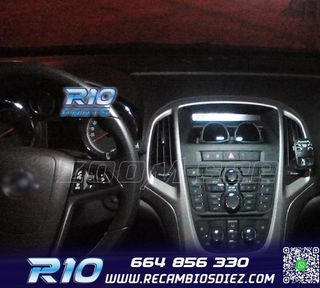 KIT 15 BOMBILLAS LED INTERIOR PARA OPEL ASTRA H OPC GTC HATC