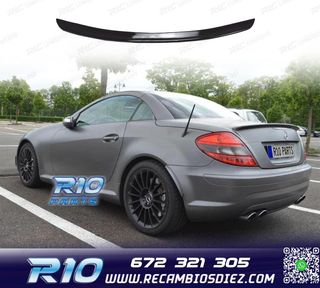 ALERON SPOILER MERCEDES SLK R171 04-11 LOOK AMG NEGRO BRILLO
