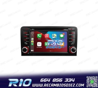 RADIO GPS ANDROID 12 AUDI A3 8P 8PA S3 RS3 03-12