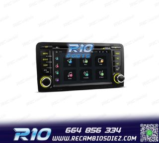 RADIO GPS ANDROID 12 AUDI A3 8P 8PA S3 RS3 03-12