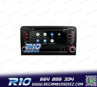 RADIO GPS ANDROID 12 AUDI A3 8P 8PA S3 RS3 03-12