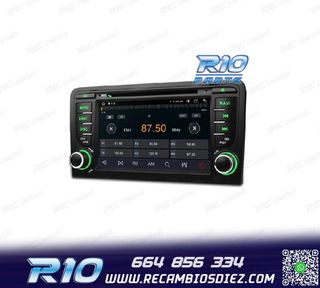 RADIO GPS ANDROID 12 AUDI A3 8P 8PA S3 RS3 03-12