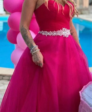 Abito da cerimonia fucsia