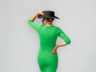 Vestido verde Rinascimento talla S