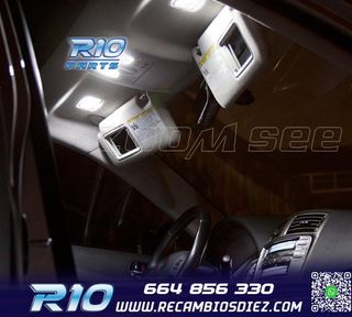 KIT 14 BOMBILLAS LED INTERIOR PARA FIAT STILO 192 01-07