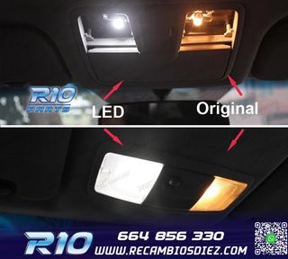 KIT 14 BOMBILLAS LED INTERIOR PARA FIAT STILO 192 01-07