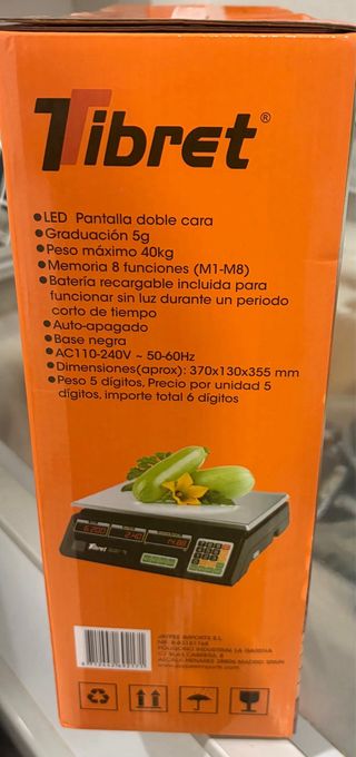 Báscula digital Tibret TB-745