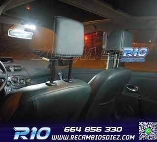 KIT 15 BOMBILLAS LED INTERIOR PARA RENAULT CLIO III MK3 GRAN