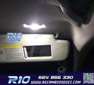 KIT 16 BOMBILLAS LED INTERIOR PARA SEAT TOLEDO MK2 1 M 1M2 9