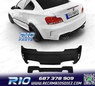 PARAGOLPES TRASERO BMW E82 E88 07-13 LOOK 1M