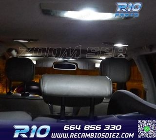 KIT 18 BOMBILLAS LED INTERIOR PARA RENAULT LAGUNA II MK2 01-