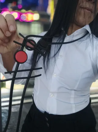 Collar de silicona de estilo japonés