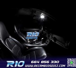 KIT 8 BOMBILLAS LED INTERIOR PARA HONDA CIVIC 06-12