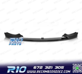 SPOILER LIP FRONTAL BMW F32 F33 F36 LOOK M PERFORMANCE NEGRO