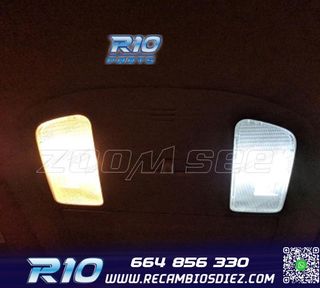 KIT 8 BOMBILLAS LED INTERIOR TOYOTA HILUX MK8 MKVIII 15-