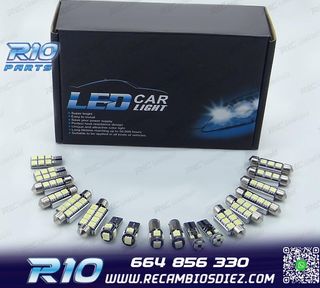 KIT 8 BOMBILLAS LED INTERIOR TOYOTA HILUX MK8 MKVIII 15-