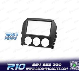 MARCO NEGRO RADIO 2-DIN PARA MAZDA MX-5 MIATA