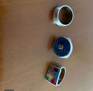 Lote 3 Anillos Tous Plata