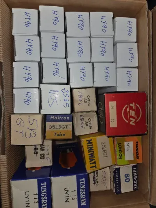 Válvulas para radios antiguas de valvula